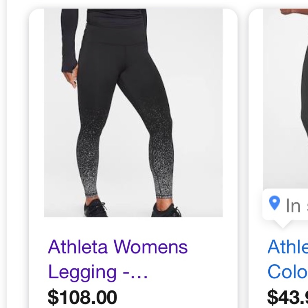 Athleta 7/8th size large